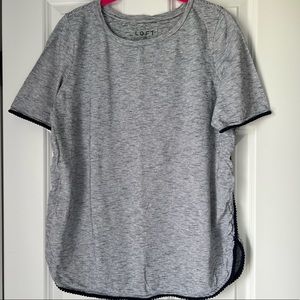 LOFT striped tee M